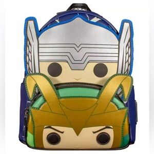 Glow in the Dark Loungefly Thor & Loki Funko Pop Mini Backpack